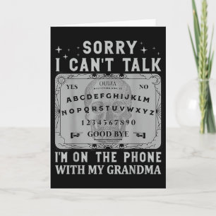 Board Sorry I Can’t Talk I’m On The Phone With My Card