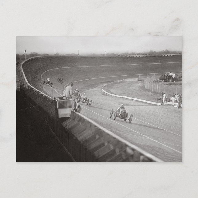 Board Track Speedway, 1925 Postcard (Front)