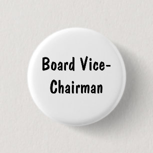 Board Vice-Chairman 3 Cm Round Badge