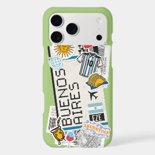 BOARDING PASS BUENO AIRES ARGENTINA iPhone CASE