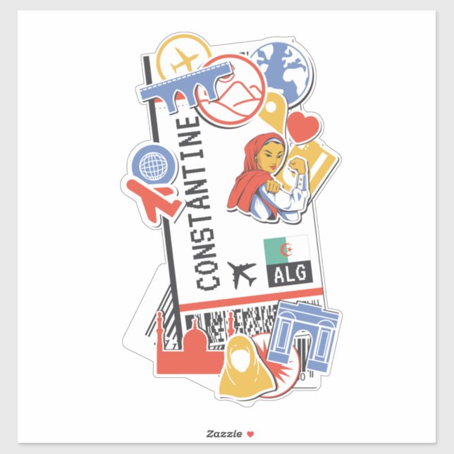 BOARDING PASS CONSTANTINE ALGERIA (Sheet)