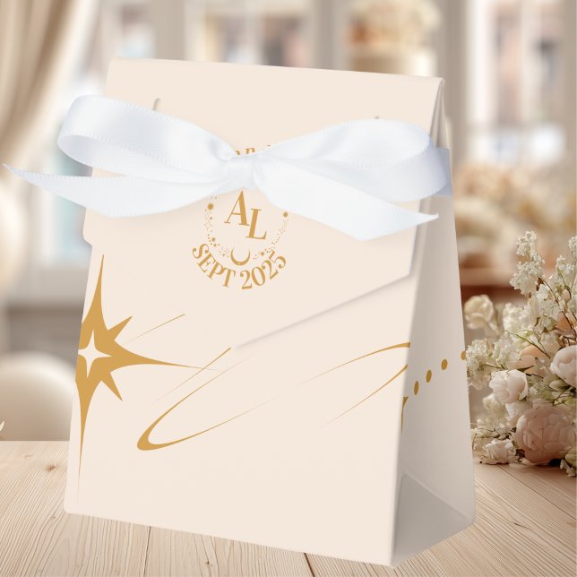 Boarding Pass Cosmic Wedding  Favour Box (Creator Uploaded)