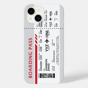 Boarding Pass - Grey Case-Mate iPhone 14 Case
