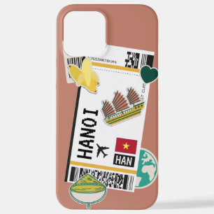 BOARDING PASS HANOI VIETNAM iPhone 12 PRO MAX CASE