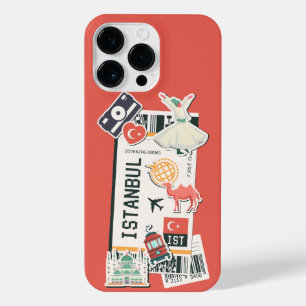 BOARDING PASS ISTANBUL TURKEY iPhone 14 PRO MAX CASE