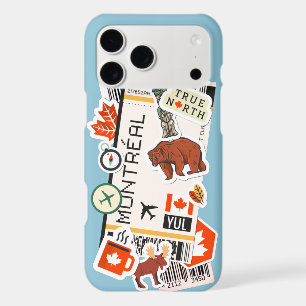 BOARDING PASS MONTREAL CANADA iPhone CASE
