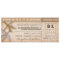 boarding pass save the date vintage tickets