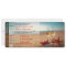 Boarding Pass Tickets Modern Beach Wedding