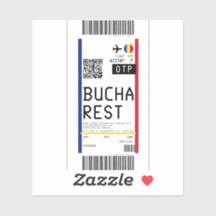 Boarding pass to Bucharest (OTP)