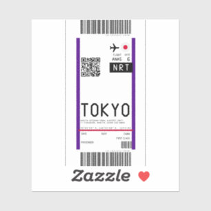 Boarding pass to Toyko (NRT)