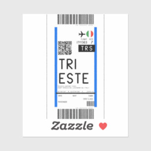 Boarding pass to Trieste (TRS)