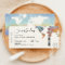Boarding Pass Travel Save the Date Wedding