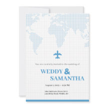 Boarding Pass Wedding Invitation