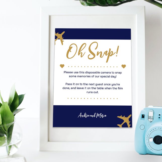 Boarding Pass Weddnig Instant Camera Sign (wedding instant camera sign, boarding pass wedding invitaition suite
)