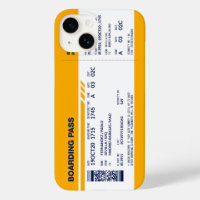 Boarding Pass - Yellow