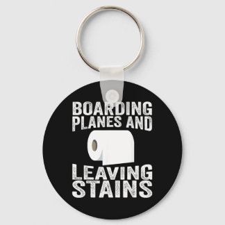 Boarding Planes And Leaving Stains Key Ring