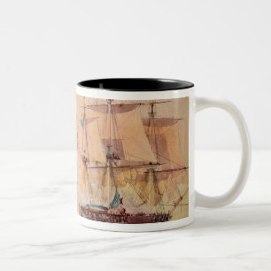 Boarding the 'Chesapeake' Two-Tone Coffee Mug