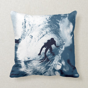 Boarding Trybe Tube, Hawaiian Surf Graphic Cushion