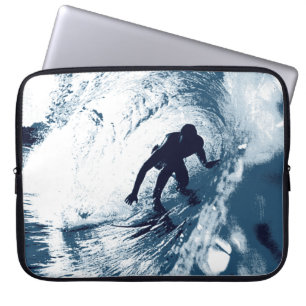 Boarding Trybe Tube, Hawaiian Surf Graphic Wetsuit Laptop Sleeve