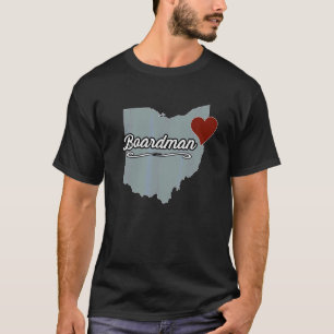 Boardman Ohio OH City State USA Cute Souvenir T-Shirt