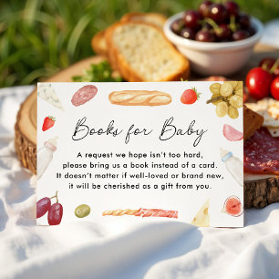 Boards and Bottles Charcuterie Books for Baby Enclosure Card