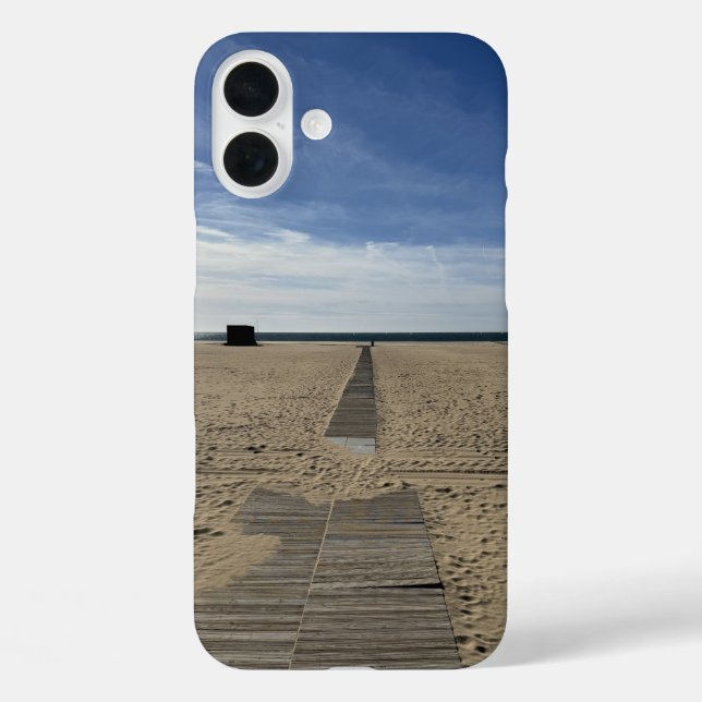 Boardwalk at the beach in Portugal Case-Mate iPhone Case (Back)