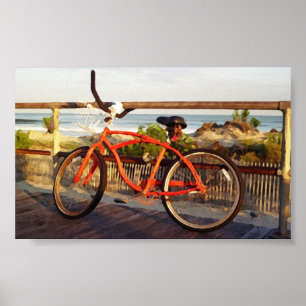Boardwalk Bike Poster