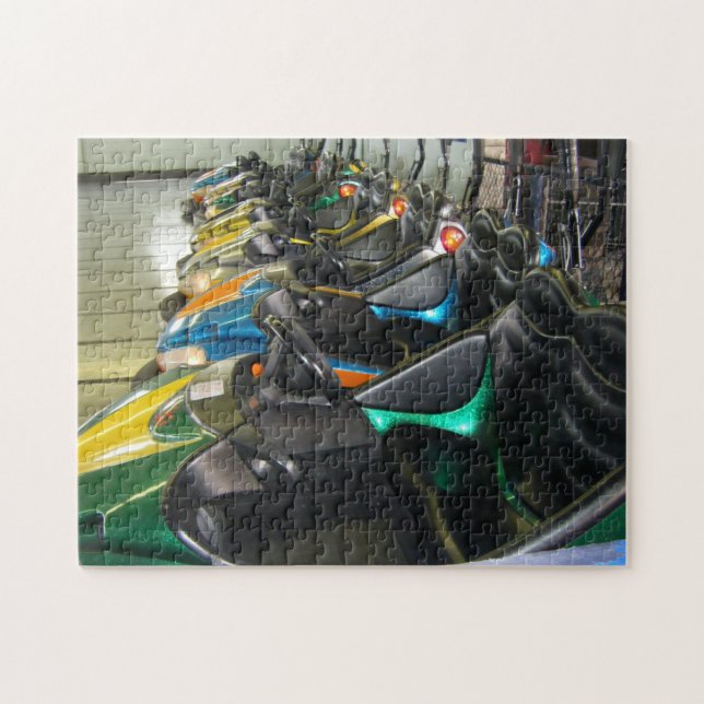 Boardwalk Bumper Cars Rehoboth Beach, DE Photo Jigsaw Puzzle (Horizontal)