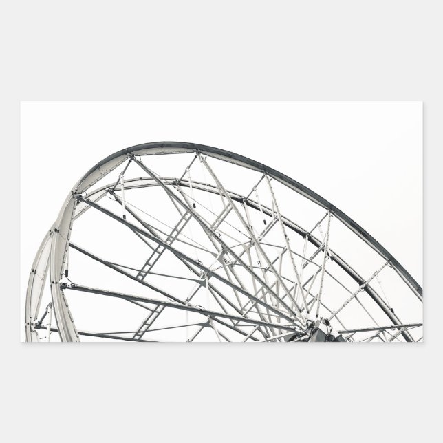 boardwalk ferris wheel oob rectangular sticker (Front)