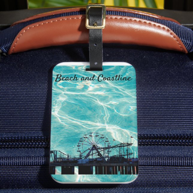 Boardwalk  luggage tag (Front Insitu 2)