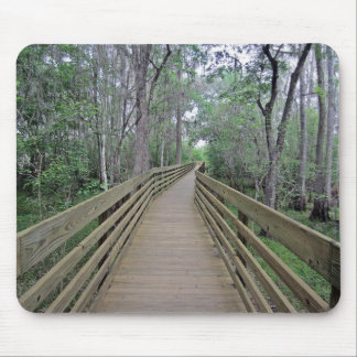 Boardwalk Through the Woods photo on a  Mouse Pad