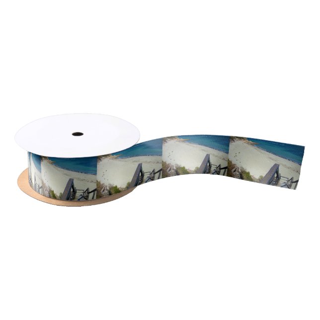 Boardwalk To The Ocean, Satin Ribbon (Spool)