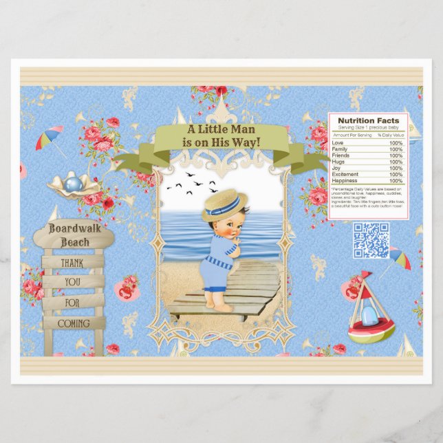 Boardwalk Victoriana Beach Summer Chip Bag Flyer (Front)