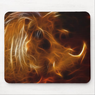 Boars beauty in the beast mouse pad