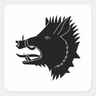 Boars R Us Square Sticker