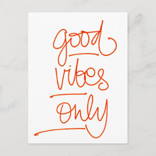 Boas Vibrações - Good Vibes Postcard