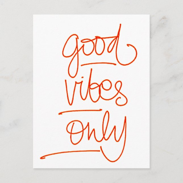 Boas Vibrações - Good Vibes Postcard (Front)