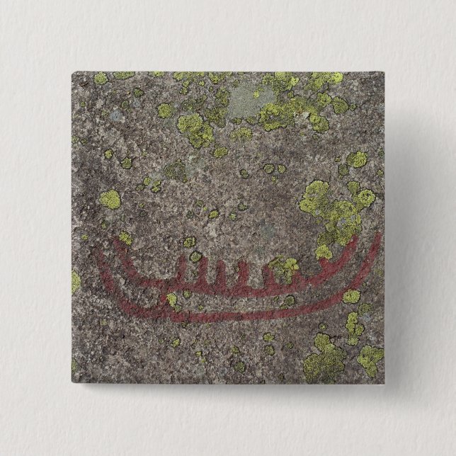 Boat 15 Cm Square Badge (Front)