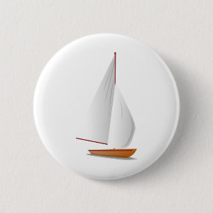 Boat 1 6 cm round badge
