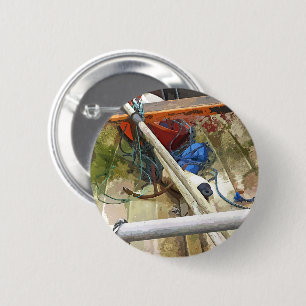 BOAT 6 CM ROUND BADGE