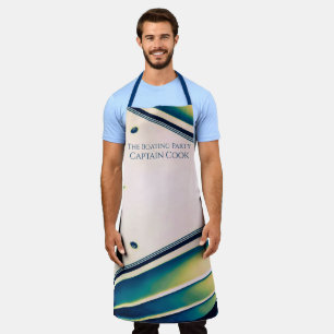 Boat Abstract in Blue Apron