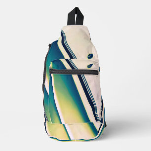 Boat Abstract in Blue Sling Bag