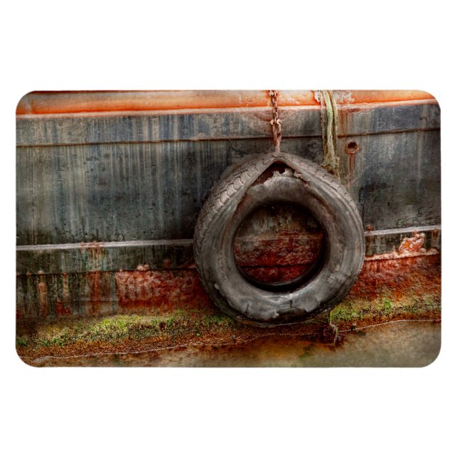 Boat - Abstract - It was a good year Magnet (Horizontal)