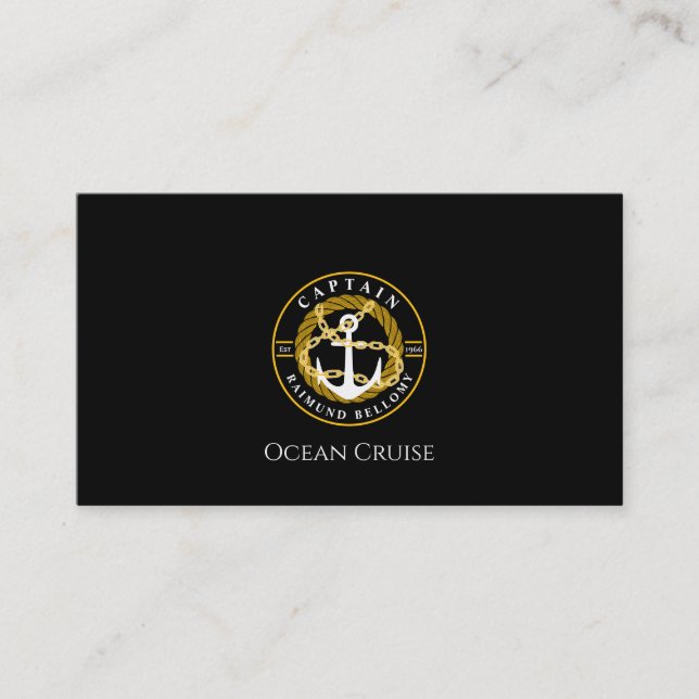 Boat Anchor Business Card (Front)