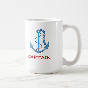 Boat Anchor Captain Coffee Mug