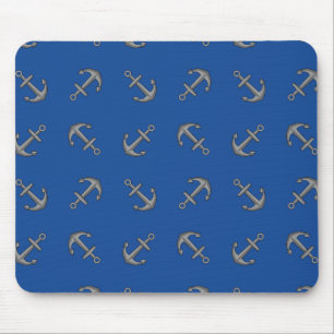 Boat Anchor Cartoon Mouse Pad