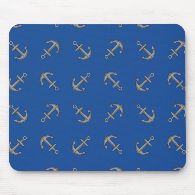 Boat Anchor Cartoon Mouse Pad (Front)