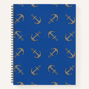 Boat Anchor Cartoon Notebook