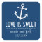 Boat Anchor Love Is Sweet Labels (Dark Blue)