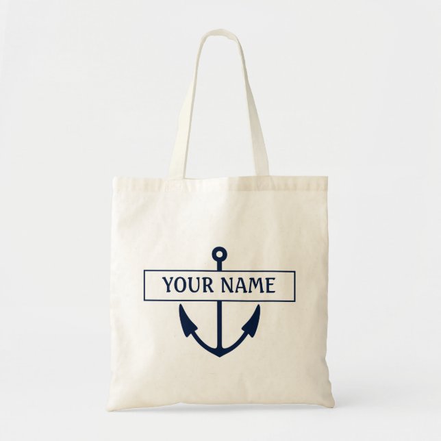 Boat Anchor Tote Bag (Front)